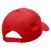 Virigina Year Established Embroidered New Low Profile Organic Cotton Cap - Red OSFM