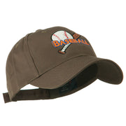 Big Logo Baseball Embroidered Cap