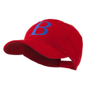 Greek Alphabet Beta Embroidered Cap