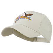 Big Logo Baseball Embroidered Cap