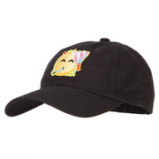 Party Emoji Patched Unstructured Washed Cap