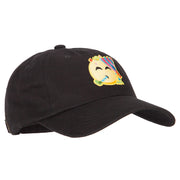 Party Emoji Patched Unstructured Washed Cap