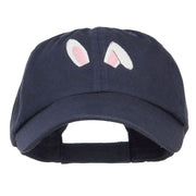 Bunny Ears Embroidered Low Cap