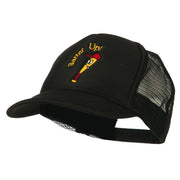 Youth Batter Up Embroidered Mesh Cap