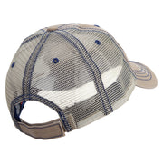 Red Lobster Embroidered Low Profile Special Cotton Mesh Cap - Khaki OSFM