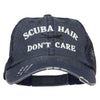 Scuba Hair Don't Care Embroidered Cotton Mesh Cap