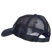 Scuba Hair Don't Care Embroidered Cotton Mesh Cap