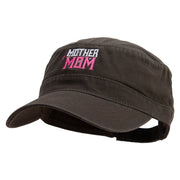 Mother Mom Day Washed Adjustable Army Cap