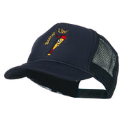 Youth Batter Up Embroidered Mesh Cap