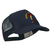 Youth Batter Up Embroidered Mesh Cap