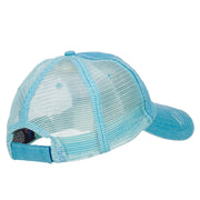 Scuba Hair Don't Care Embroidered Cotton Mesh Cap