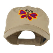 Butterfly Embroidered Cap