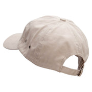 American Sausage Embroidered Normal Dyed Washed Caps - Khaki OSFM