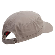 Mother Mom Day Washed Adjustable Army Cap - Khaki OSFM