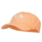 Bunny Ears Embroidered Low Cap