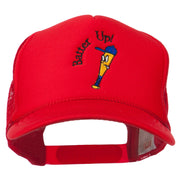 Youth Batter Up Embroidered Mesh Cap