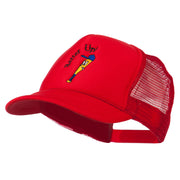 Youth Batter Up Embroidered Mesh Cap