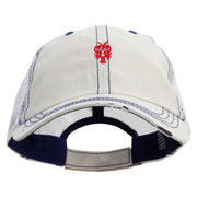 Red Lobster Embroidered Low Profile Special Cotton Mesh Cap - Putty OSFM