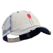 Red Lobster Embroidered Low Profile Special Cotton Mesh Cap - Putty OSFM