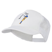 Youth Batter Up Embroidered Mesh Cap