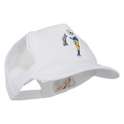 Youth Batter Up Embroidered Mesh Cap