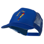 Youth Batter Up Embroidered Mesh Cap