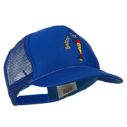 Youth Batter Up Embroidered Mesh Cap