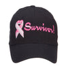 Breast Cancer Survivor Embroidered Cotton Cap