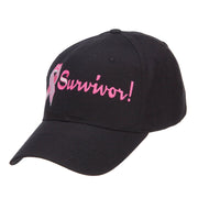 Breast Cancer Survivor Embroidered Cotton Cap