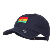 Bolivia Flag Embroidered Unstructured Cap