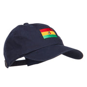 Bolivia Flag Embroidered Unstructured Cap