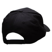 Washington Year Established Embroidered Solid Cotton Twill Pro Style Cap - Black OSFM