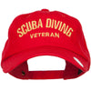 Scuba Diving Veteran Embroidered Unstructured Cap