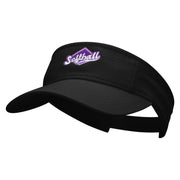 Softball Sport Embroidered Pro Style Cotton Twill Washed Visor