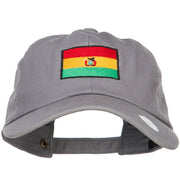 Bolivia Flag Embroidered Unstructured Cap