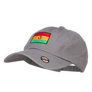 Bolivia Flag Embroidered Unstructured Cap