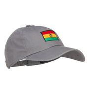 Bolivia Flag Embroidered Unstructured Cap