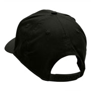 Baseball Pitcher Silhouette Embroidered Cotton Twill Cap