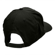 Baseball Pitcher Silhouette Embroidered Cotton Twill Cap