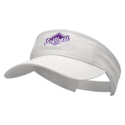 Softball Sport Embroidered Pro Style Cotton Twill Washed Visor