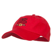 I Believe in Santa Embroidered Low Cap