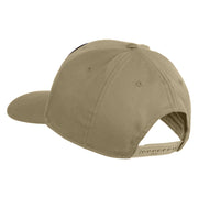 3rd Marine Division Patched Solid Cotton Twill Pro Style Cap - Khaki OSFM