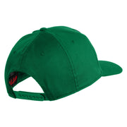 3rd Marine Division Patched Solid Cotton Twill Pro Style Cap - Kelly OSFM
