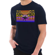 Beach Vibes Cotton Short Sleeve Deluxe Jersey Graphic Shirt