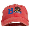 Bison Mascots Embroidered Washed Cap