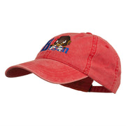 Bison Mascots Embroidered Washed Cap