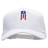 Patriotic Flag  Embroidered Cotton Twill Pro Style Cap