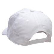 Patriotic Flag  Embroidered Cotton Twill Pro Style Cap