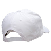 Patriotic Flag  Embroidered Cotton Twill Pro Style Cap