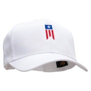 Patriotic Flag  Embroidered Cotton Twill Pro Style Cap